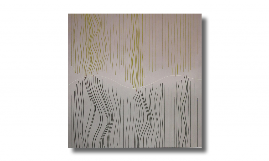 von Ungefährem + Exaktem  2024 | 160x160 cm | Öl/Leinwand